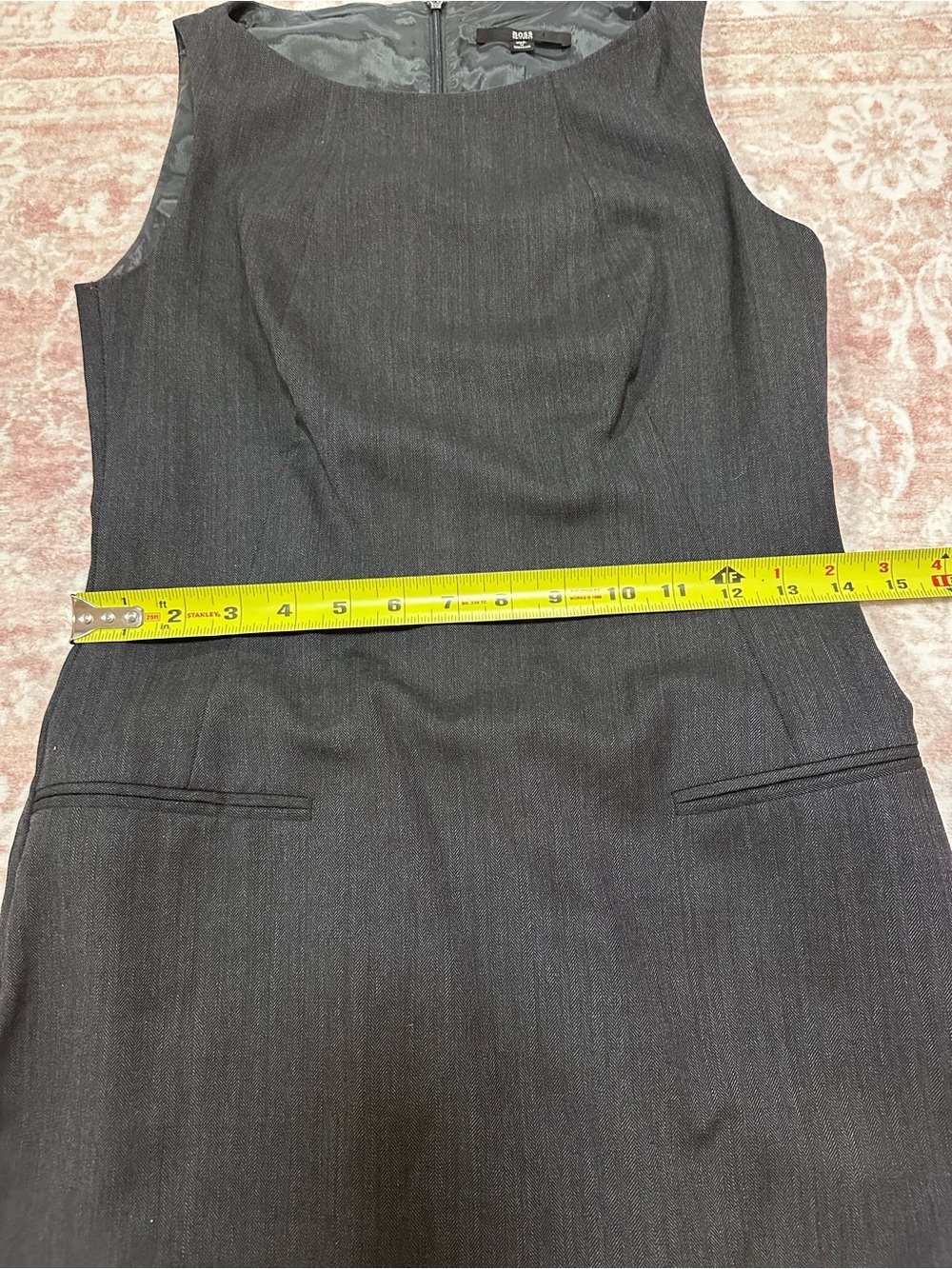 $395 Hugo Boss Virgin Wool Shift Dress - Picture 9 of 15